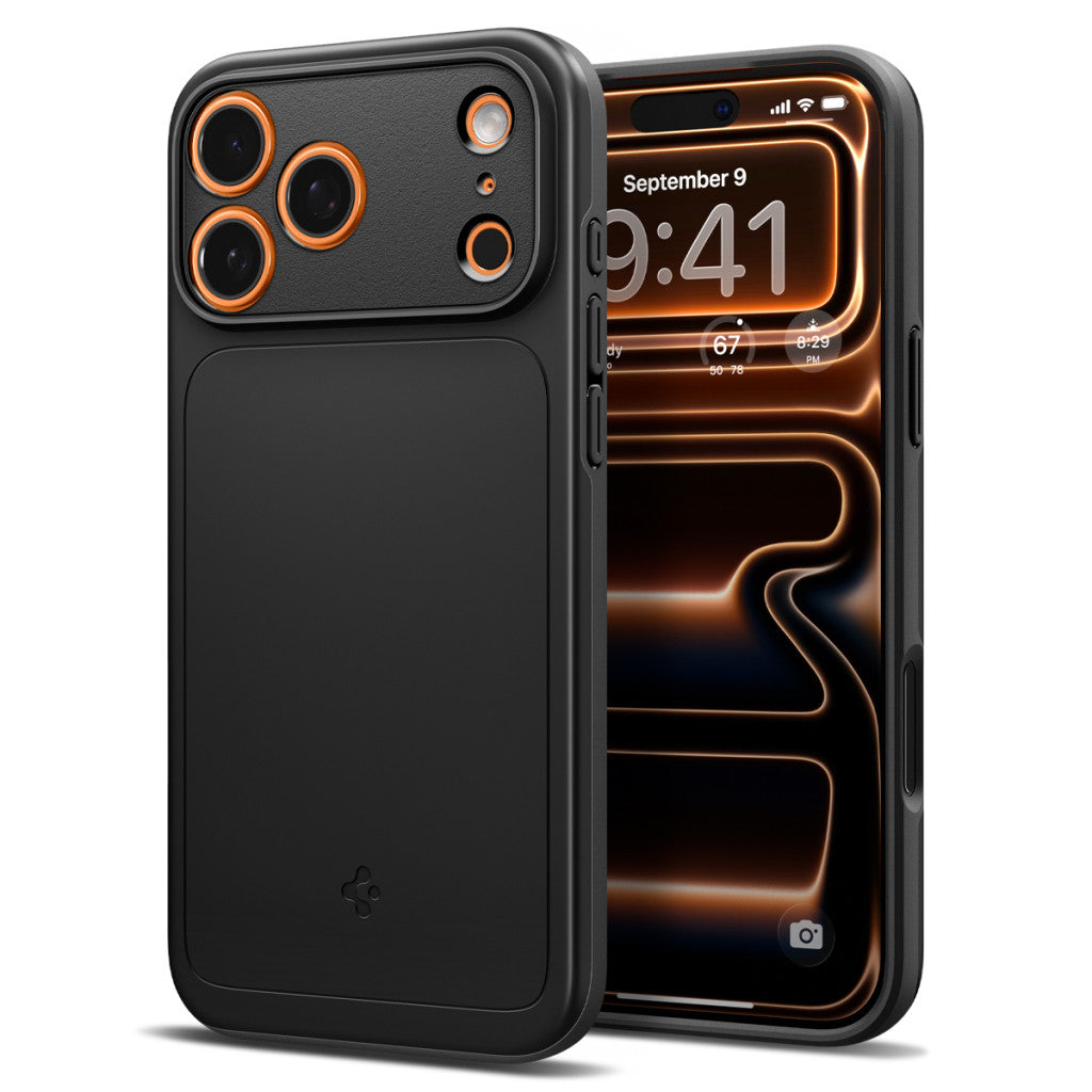 Spigen Thin fit Magfit Apple iPhone 17 Pro tok, MagSafe, Black, fekete - iPhone 17 Pro tok a Domshop kínálatából