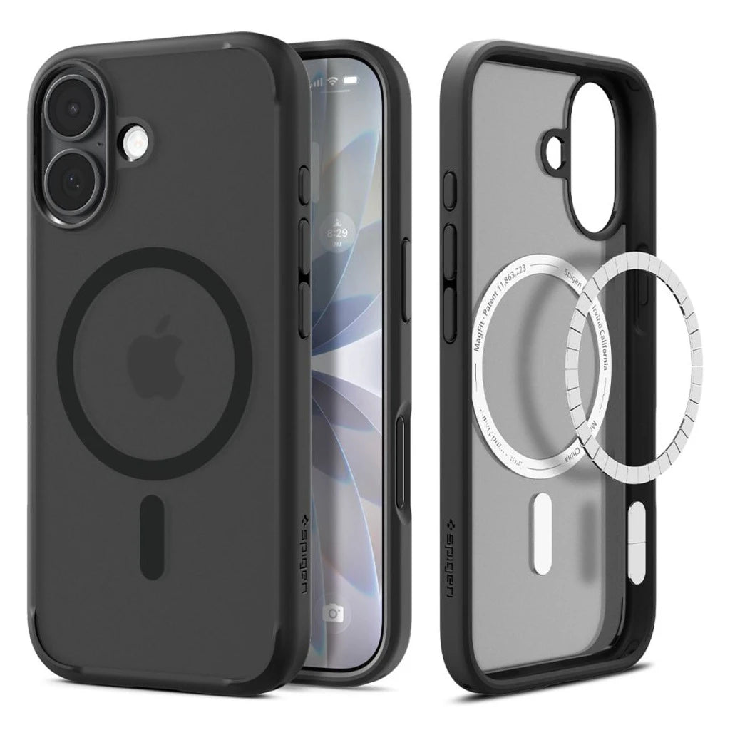 Spigen ULTRA HYBRID MAG MAGSAFE iPhone 17 készülékhez tok Frost fekete - iPhone 17 tok a Domshop kínálatából