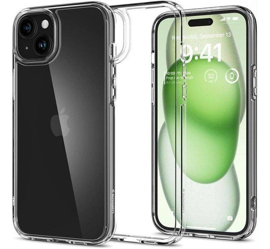Spigen Ultra Hybrid Apple iPhone 16 Plus tok, Crystal Clear, átlátszó ACS08069 - iPhone 16 Plus tok a Domshop kínálatából