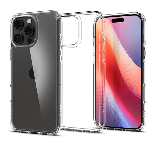 Spigen Ultra Hybrid Apple iPhone 16 Pro tok, átlátszó ACS08121 - iPhone 16 Pro tok a Domshop kínálatából