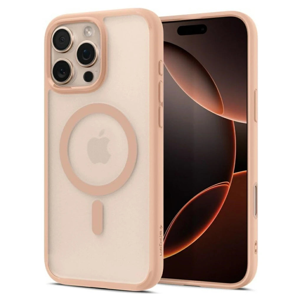 Spigen Ultra Hybrid Mag tok iPhone 16 Pro Max készülékhez MagSafe Rózsaszín/Frost Rose - iPhone 16 Pro Max tok a Domshop kínálatából