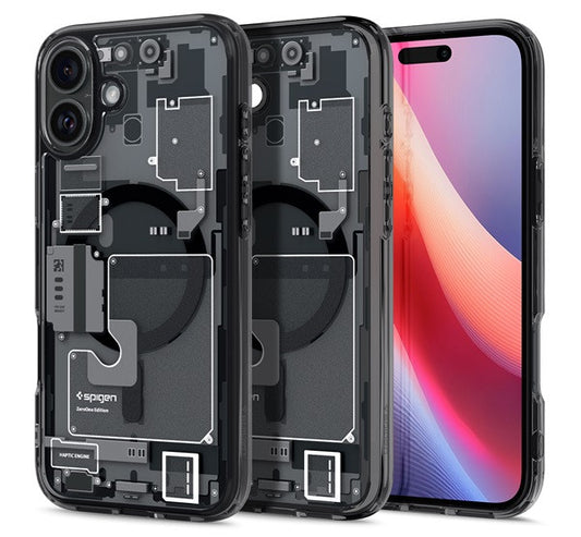 Spigen Ultra Hybrid MagFit Apple iPhone 16 Plus tok, Zero One, fekete ACS08078 - iPhone 16 Plus tok a Domshop kínálatából