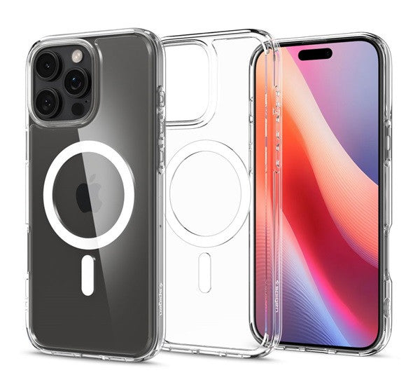 Spigen Ultra Hybrid MagFit Apple iPhone 16 Pro Max tok, MagSafe, fehér - iPhone 16 Pro Max tok a Domshop kínálatából