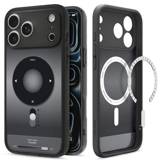 Spigen Ultra Hybrid MagFit Apple iPhone 17 Pro tok, MagSafe, Classic Black, fekete - iPhone 17 Pro tok a Domshop kínálatából