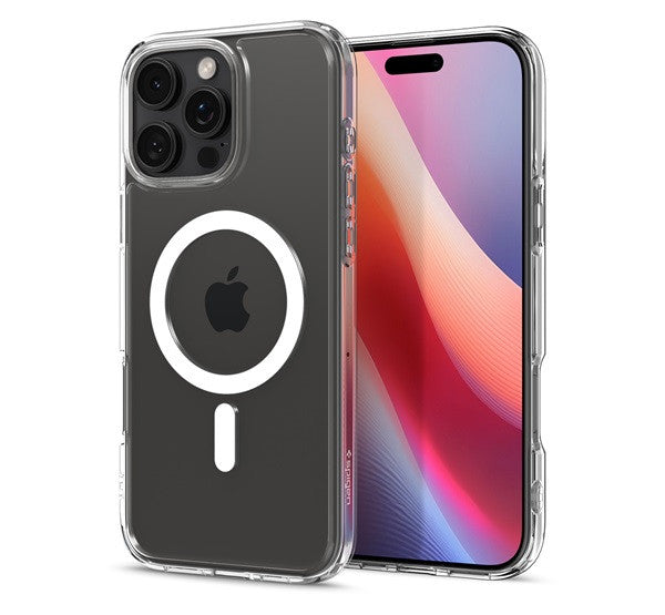 Spigen Ultra Hybrid MagFit iPhone 16 Pro tok, MagSafe, fehér ACS08129 - iPhone 16 Pro tok a Domshop kínálatából
