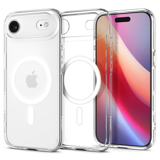 Spigen Ultra Hybrid Magfit Apple iPhone Air (2025) tok, MagSafe, Clear White, fehér - iPhone 17 Air tok a Domshop kínálatából