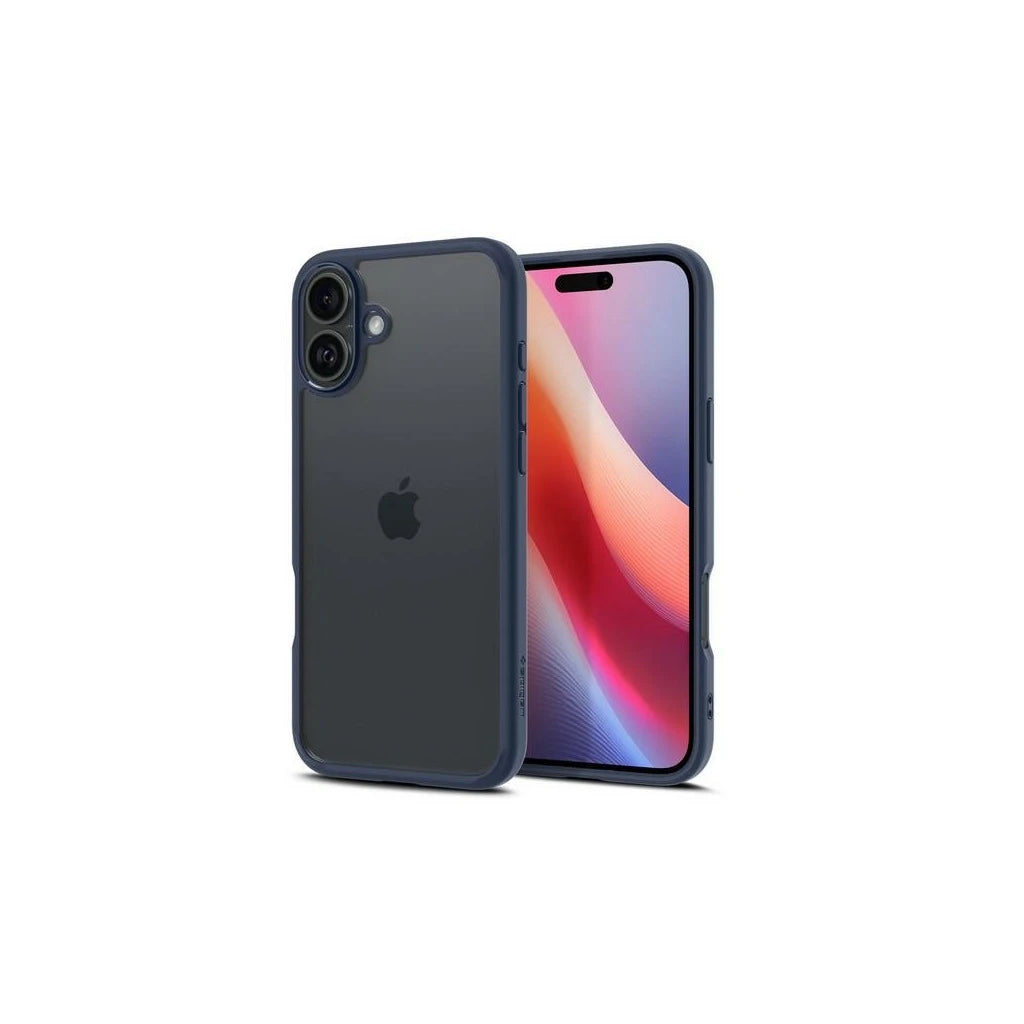 Spigen Ultra Hybrid iPhone 16 6.1" tok készülékhez ACS08202 tengerészkék - iPhone 16 tok a Domshop kínálatából