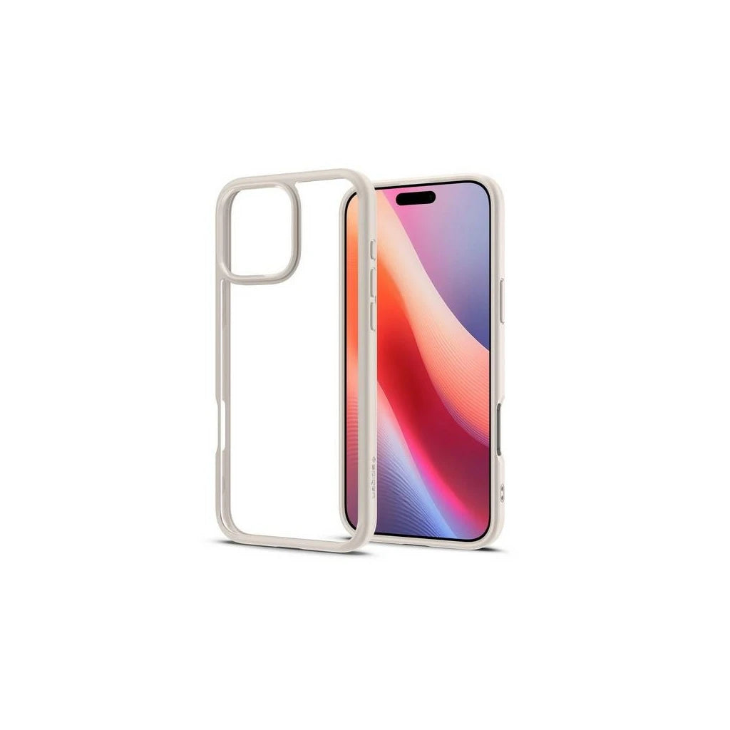 Spigen Ultra Hybrid tok iPhone 16 Pro Max 6,9" készülékhez natúr titán ACS08385 - iPhone 16 Pro Max tok a Domshop kínálatából
