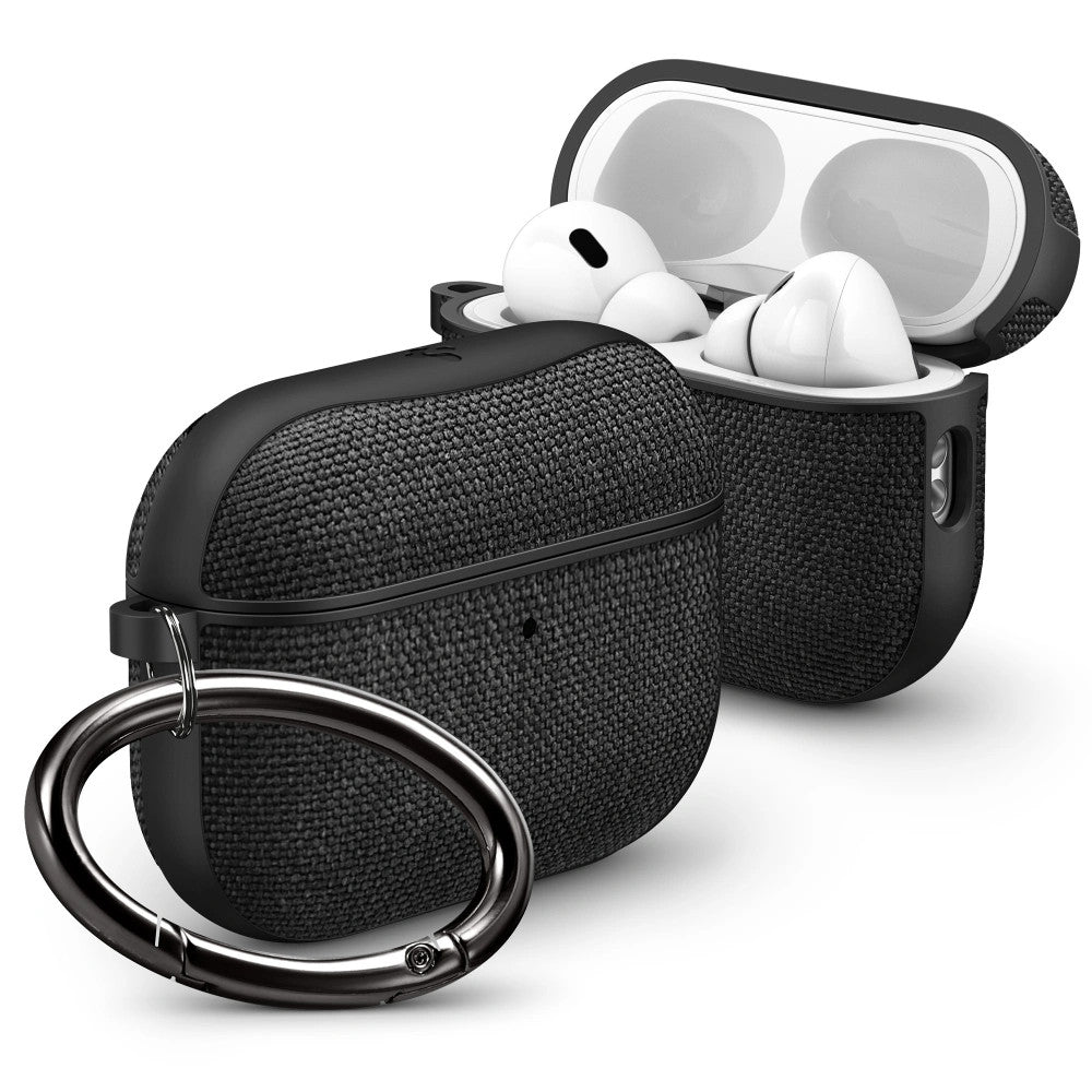 Spigen Urban Fit Apple AirPods Pro 3 tok, karabinerrel, Black, fekete - AirPods Pro 3 tok a Domshop kínálatából