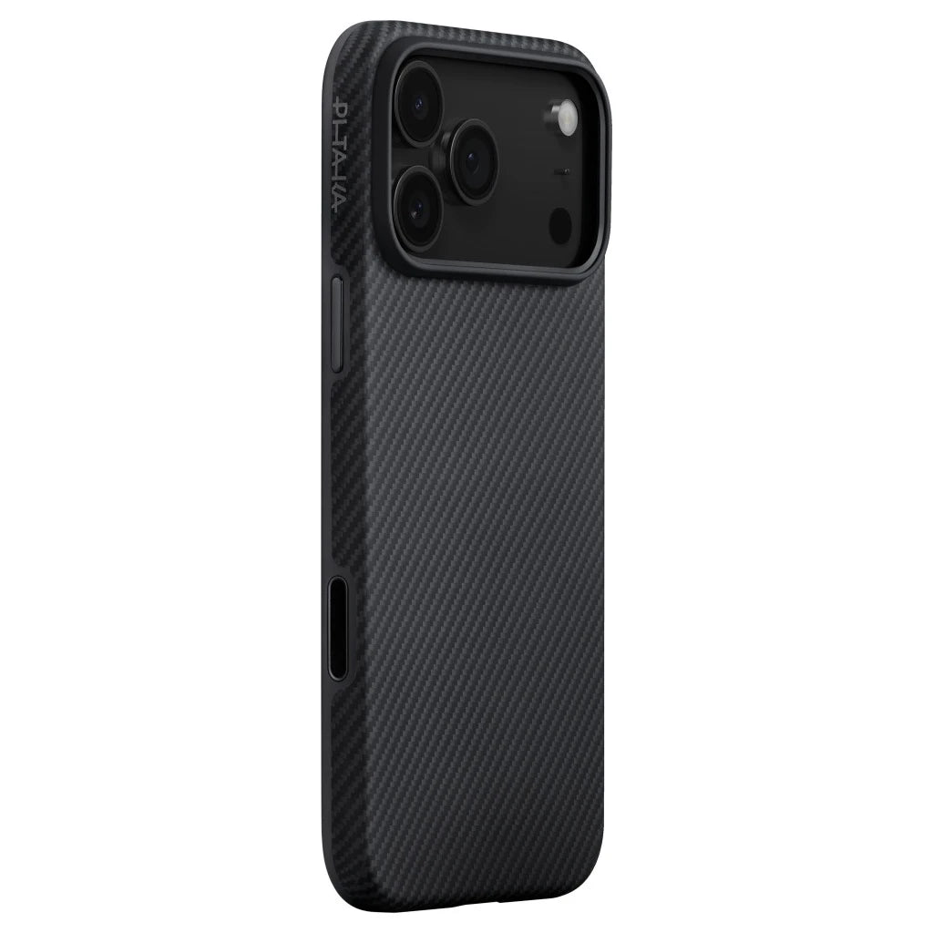 TOK PITAKA Aramid UltraGuard MagSafe for iPhone 17 Pro Max készülékhez fekete szürke - iPhone 17 Pro Max tok a Domshop kínálatából