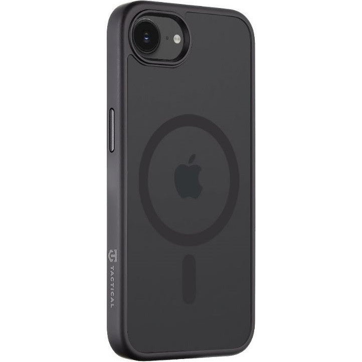 Apple iPhone 16e / 17e, Műanyag hátlap védőtok + szilikon keret, közepesen ütésálló, Magsafe kompatibilis, Tactical MagForce Hyperstealth, áttetsző/szürke