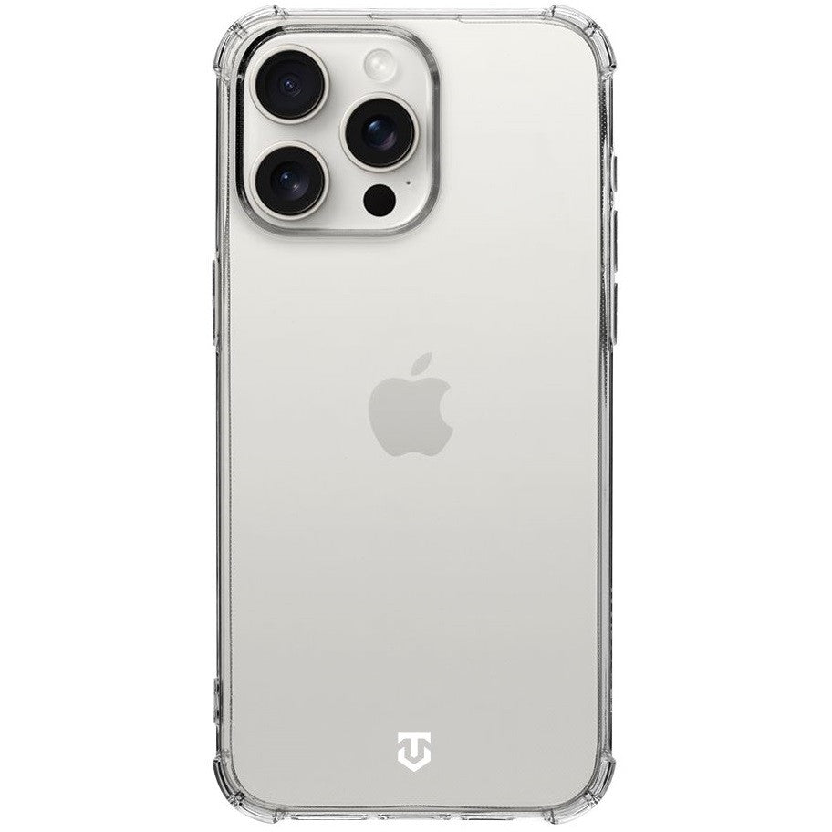 Apple iPhone 15 Pro Max, Szilikon tok, légpárnás sarok, Tactical TPU Plyo, átlátszó