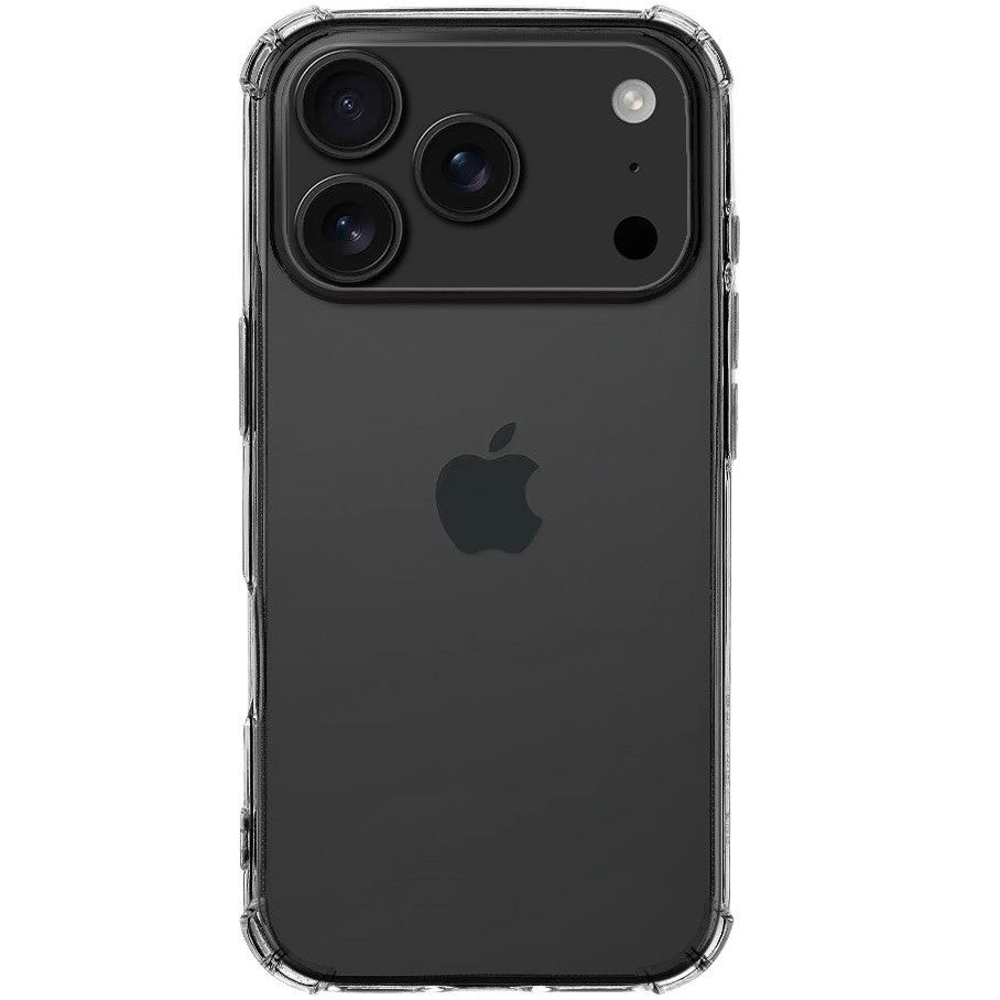 Apple iPhone 17 Pro, Szilikon tok, légpárnás sarok, Tactical TPU Plyo, átlátszó - iPhone 17 Pro tok a Domshop kínálatából