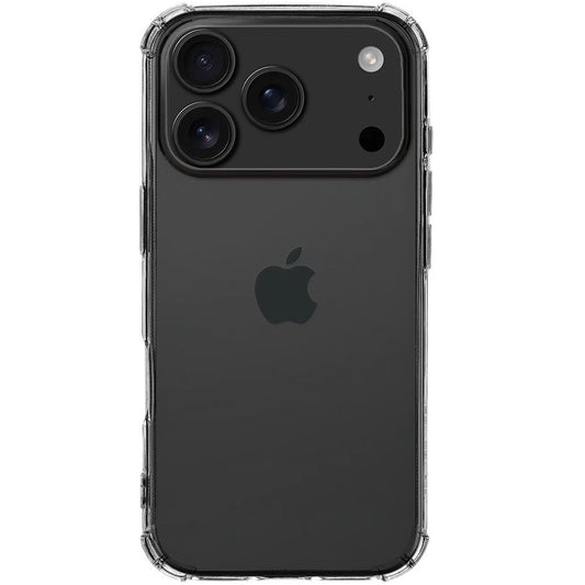 Apple iPhone 17 Pro, Szilikon tok, légpárnás sarok, Tactical TPU Plyo, átlátszó - iPhone 17 Pro tok a Domshop kínálatából