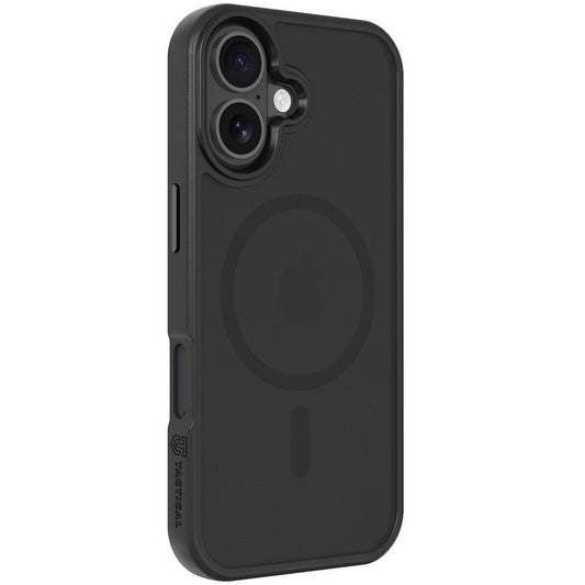 Apple iPhone 17, Műanyag hátlap védőtok + szilikon keret, közepesen ütésálló, Magsafe kompatibilis, Tactical MagForce Hyperstealth, áttetsző/szürke