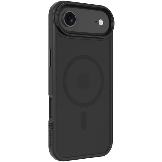 Apple iPhone Air (2025), Műanyag hátlap védőtok + szilikon keret, közepesen ütésálló, Magsafe kompatibilis, Tactical MagForce Hyperstealth, áttetsző/szürke