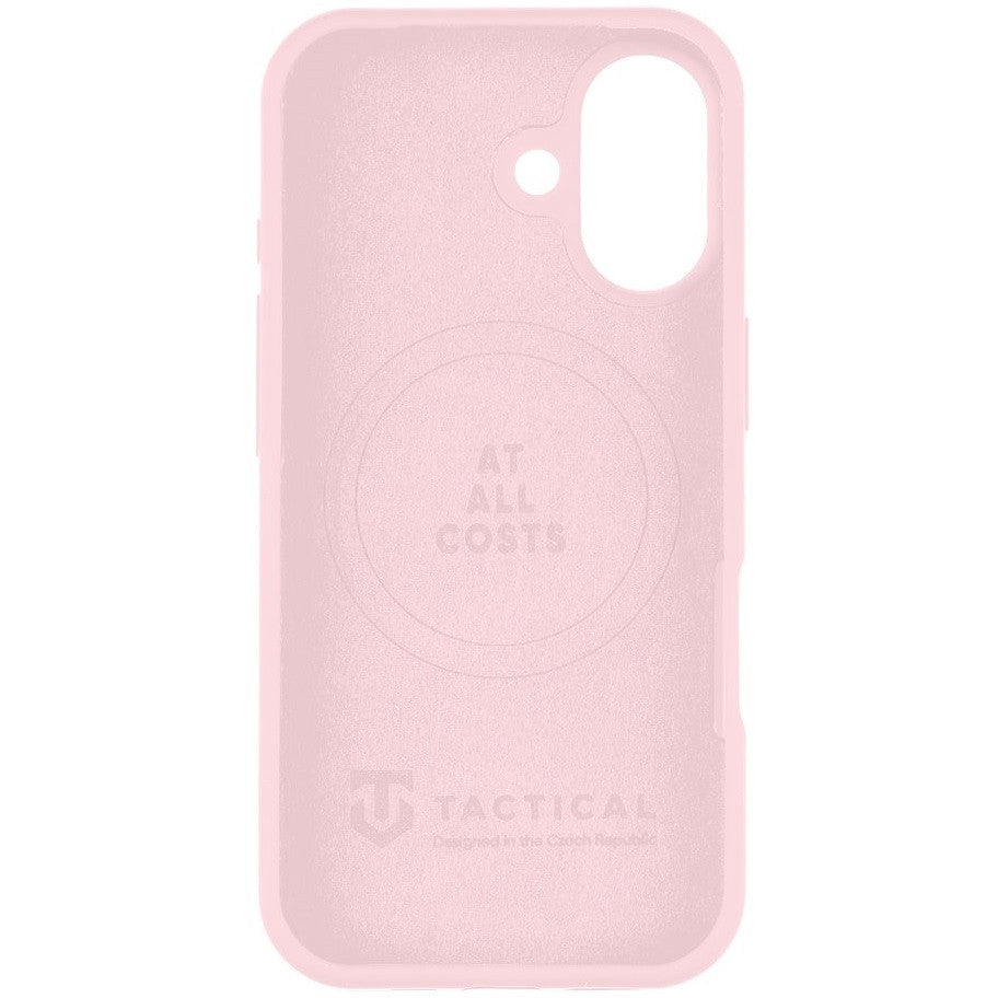 Apple iPhone 17, Szilikon tok, mikrofiber plüss belső, Magsafe kompatibilis, Tactical MagForce Velvet Smoothie, rózsaszín
