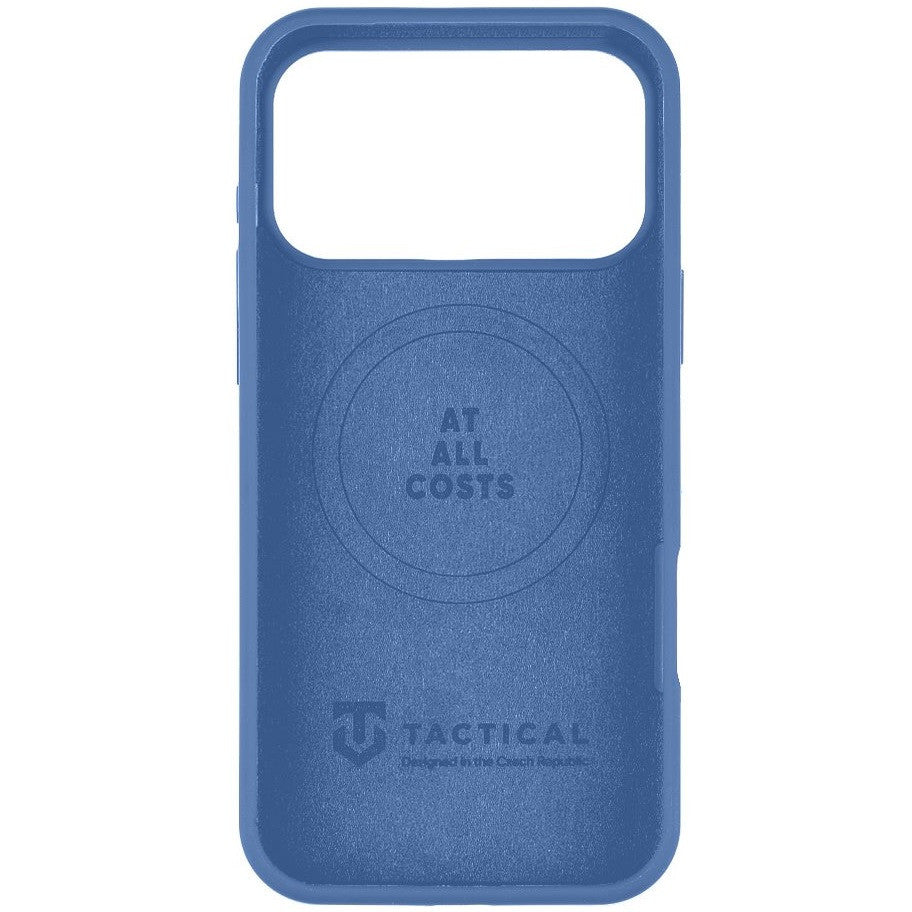 Apple iPhone 17 Pro Max, Szilikon tok, mikrofiber plüss belső, Magsafe kompatibilis, Tactical MagForce Velvet Smoothie, kék