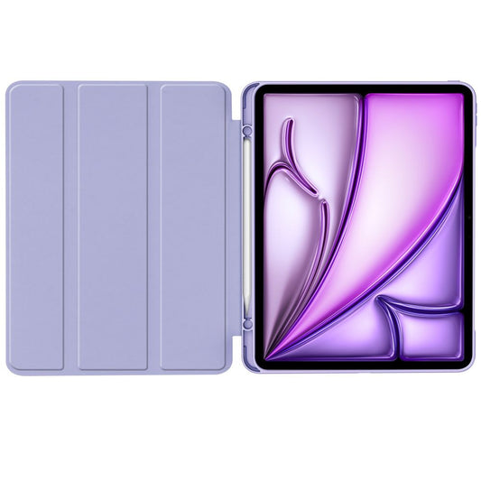 Apple iPad Air 13 (2024 / 2025), mappa tok, közepesen ütésálló, érintőceruza tartó, érintőceruza nélkül, Smart Case, TP SC Pen Holder, lila