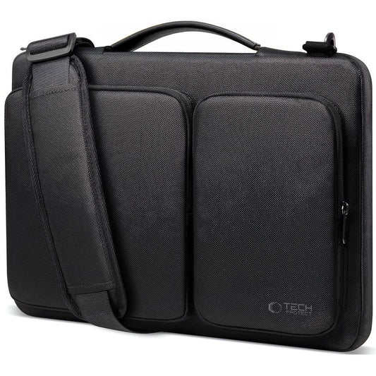 Laptop táska, 15 - 16" készülékhez, vállpánttal, TP Defender Bag, fekete