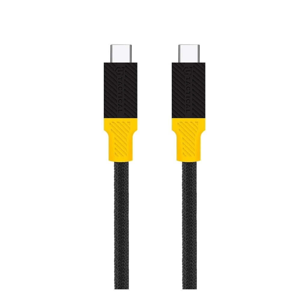 Tactical Blackbird USB-C/USB-C 4.0 fekete kábel 1M 240W 40Gbps - USB-C kábel a Domshop kínálatából