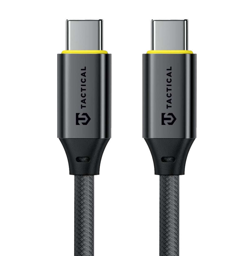 Tactical Fast Rope Aramid 2.0 USB-C-USB-C töltő- és adatkábel, szőtt, 2m, fekete - USB-C kábel a Domshop kínálatából