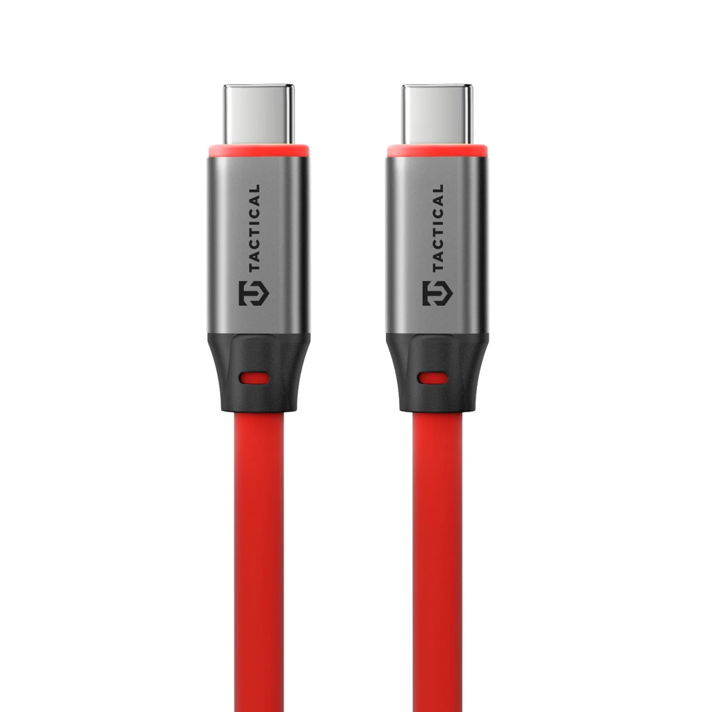 Tactical Fat Man 2.0 kábel USB-C/USB-C 1m piros - USB-C kábel a Domshop kínálatából