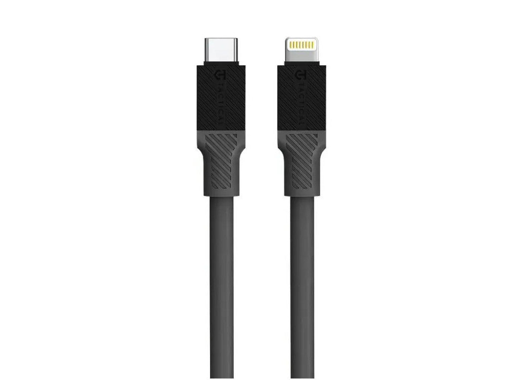 Tactical Fat Man USB-C / Lightning töltő- és adatkábel, 1m, szürke - Lightning kábel a Domshop kínálatából