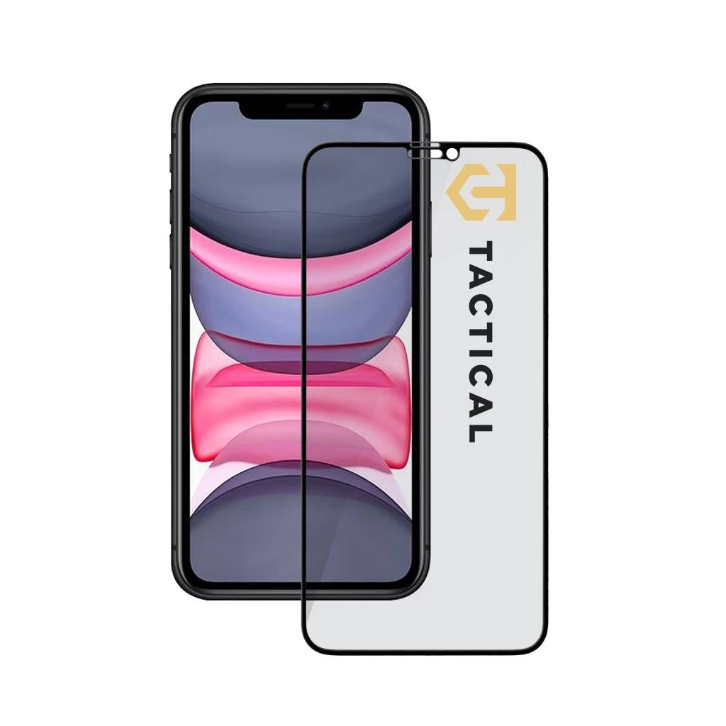 Tactical Glass Shield Privacy Stealth 5D kijelzővédő for Apple iPhone 11/XR készülékhez fekete - iPhone XR/11 fólia a Domshop kínálatából