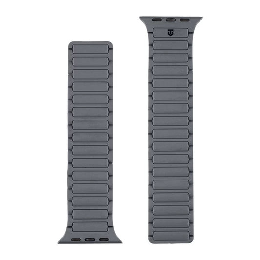 Tactical MagBand Apple Watch 42/44/45/46/49 készülékhez, szürke/narancssárga - Apple Watch Szilikon Szíjak a Domshop kínálatából