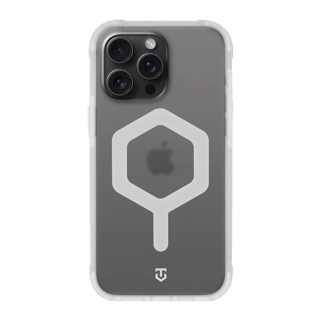 Tactical MagForce Hexagon tok Apple iPhone 15 Pro Max készülékhez fehér - iPhone 15 Pro Max tok a Domshop kínálatából