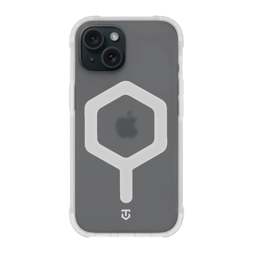 Tactical MagForce Hexagon tok Apple iPhone 15 készülékhez fehér - iPhone 15 tok a Domshop kínálatából