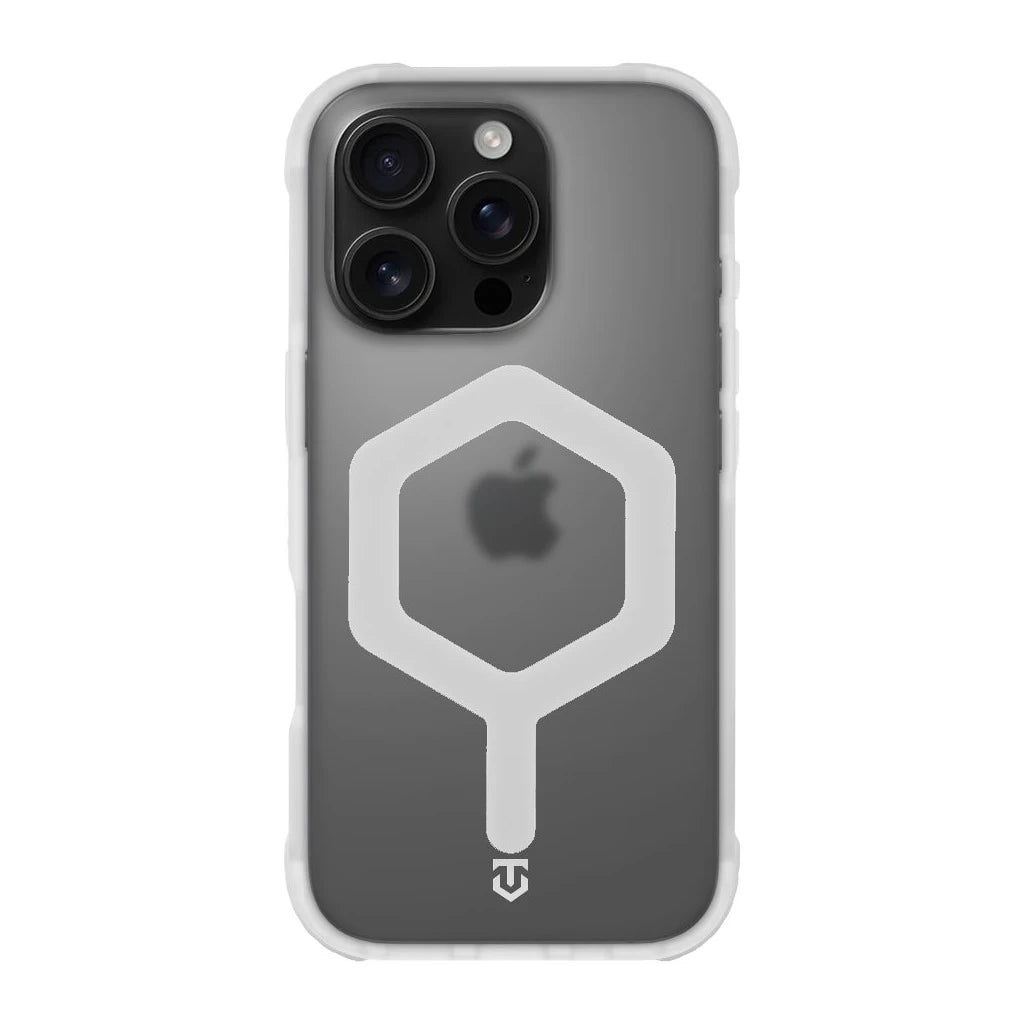 Tactical MagForce Hexagon tok Apple iPhone 16 Pro készülékhez fehér - iPhone 16 Pro tok a Domshop kínálatából