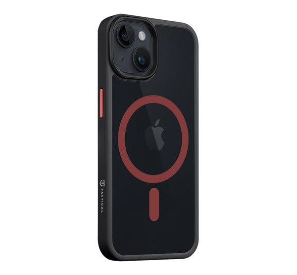 Tactical MagForce Hyperstealth 2.0 Apple iPhone 14 magsafe tok, fekete/piros - iPhone 13/14 tok a Domshop kínálatából