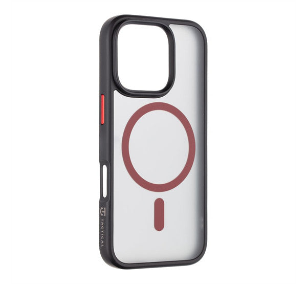 Tactical MagForce Hyperstealth 2.0 Apple iPhone 16 Pro MagSafe kompatibilis tok, fekete/piros - iPhone 16 Pro tok a Domshop kínálatából