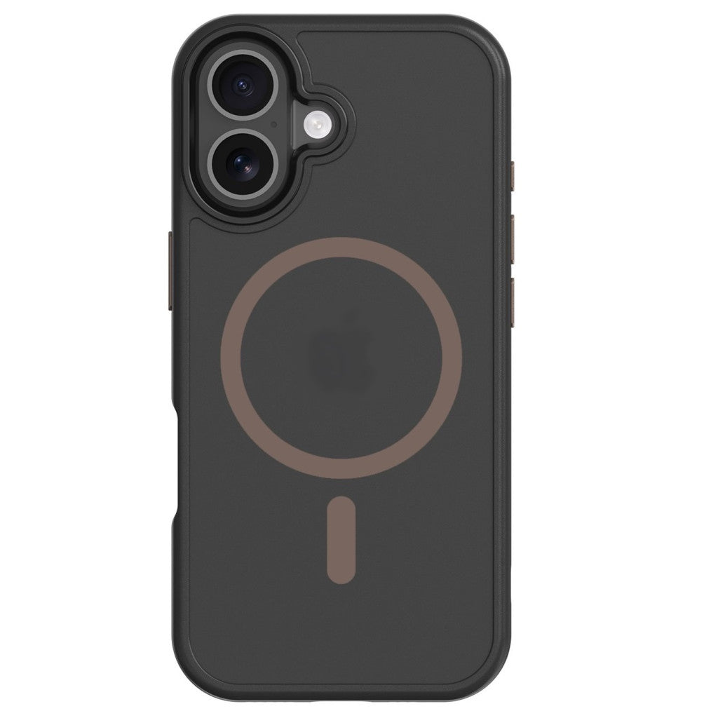 Tactical MagForce Hyperstealth 2.0 Apple iPhone 17 MagSafe hátlap tok, fekete/barna - iPhone 17 tok a Domshop kínálatából