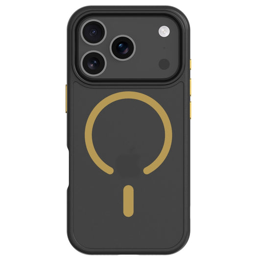 Tactical MagForce Hyperstealth 2.0 Apple iPhone 17 Pro MagSafe hátlap tok, fekete/sárga - iPhone 17 Pro tok a Domshop kínálatából