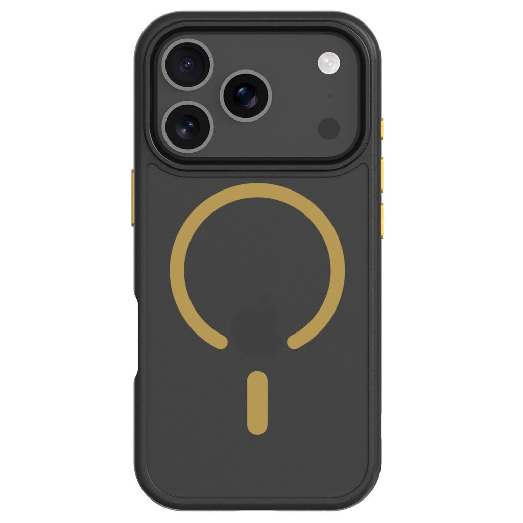 Tactical MagForce Hyperstealth 2.0 Apple iPhone 17 Pro Max MagSafe hátlap tok, fekete/sárga - iPhone 17 Pro Max tok a Domshop kínálatából