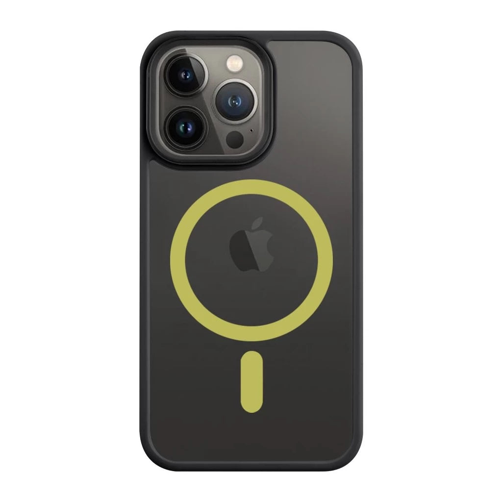 Tactical MagForce Hyperstealth 2.0 tok iPhone 13 Pro készülékhez fekete/sárga - iPhone 13 Pro tok a Domshop kínálatából