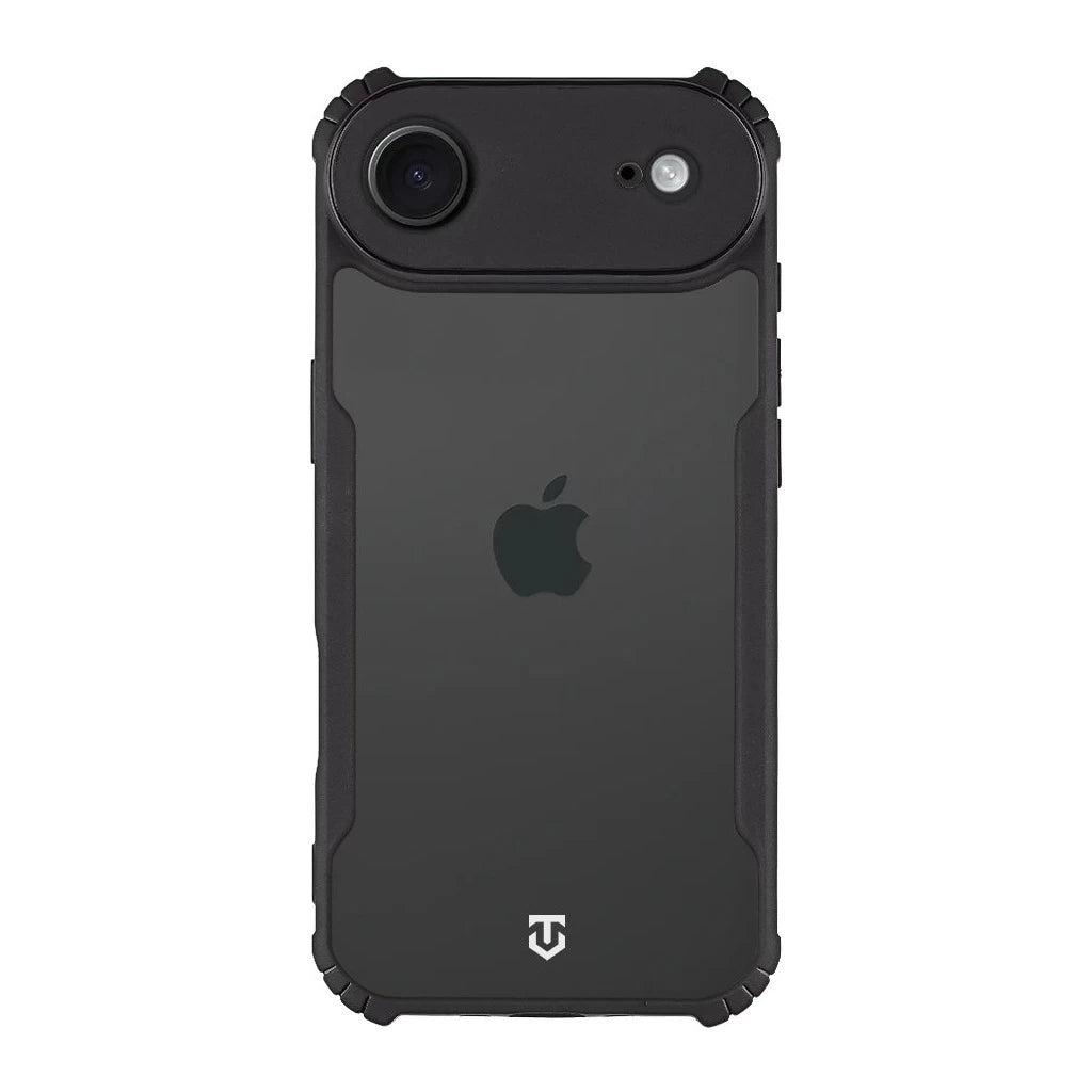 Tactical Quantum Stealth tok Apple iPhone 17 Air készülékhez, átlátszó/fekete - iPhone 17 Air tok a Domshop kínálatából
