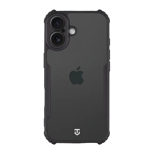 Tactical Quantum Stealth tok Apple iPhone 17 készülékhez – átlátszó/fekete - iPhone 17 tok a Domshop kínálatából