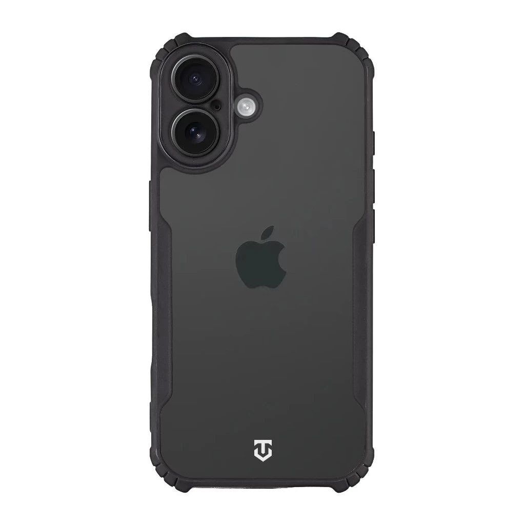 Tactical Quantum Stealth tok Apple iPhone 17 készülékhez – átlátszó/fekete - iPhone 17 tok a Domshop kínálatából