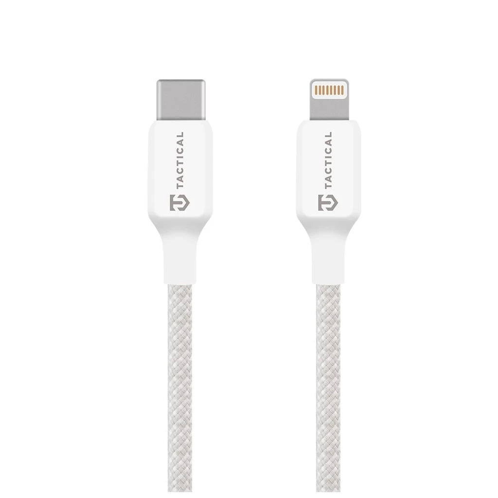 Tactical Stitch Thread kábel USB-C/Lightning 1m fehér - Lightning kábel a Domshop kínálatából