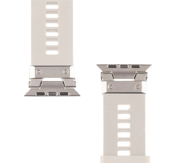 Tactical Tough Band Apple Watch Ultra mágneses szilikon szíj, világosszürke - Apple Watch Szilikon Szíjak a Domshop kínálatából