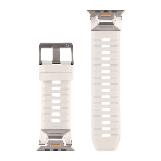 Tactical Tough szíj Apple Watch Ultra készülékhez világosszürke - Apple Watch Szilikon Szíjak a Domshop kínálatából
