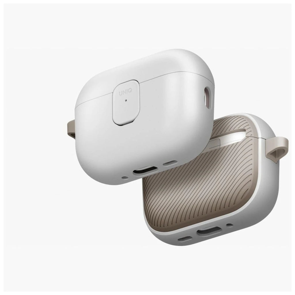 Tok UNIQ Clyde AirPods Pro 3 gen készülékhez szürke-khaki - AirPods Pro 3 tok a Domshop kínálatából