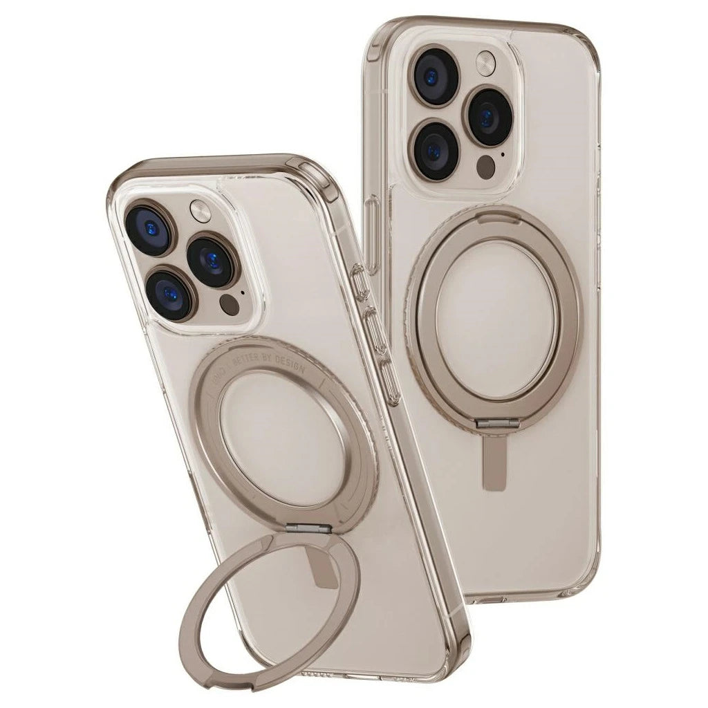 Tok UNIQ Swivix iPhone 16 Pro készülékhez 360 Rotating Kickstand arany - iPhone 16 Pro tok a Domshop kínálatából