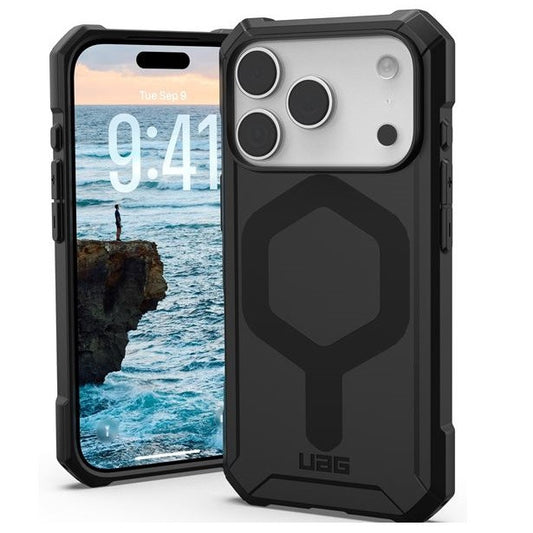 UAG Essential Armor MagSafe Apple iPhone 17 Pro Max hátlap tok, fekete - iPhone 17 Pro Max tok a Domshop kínálatából