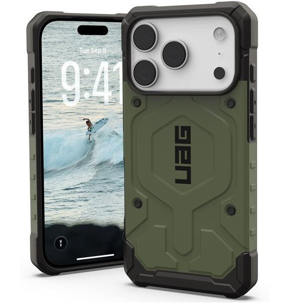UAG Pathfinder Apple iPhone 17 Pro MagSafe tok, Olive - iPhone 17 Pro tok a Domshop kínálatából