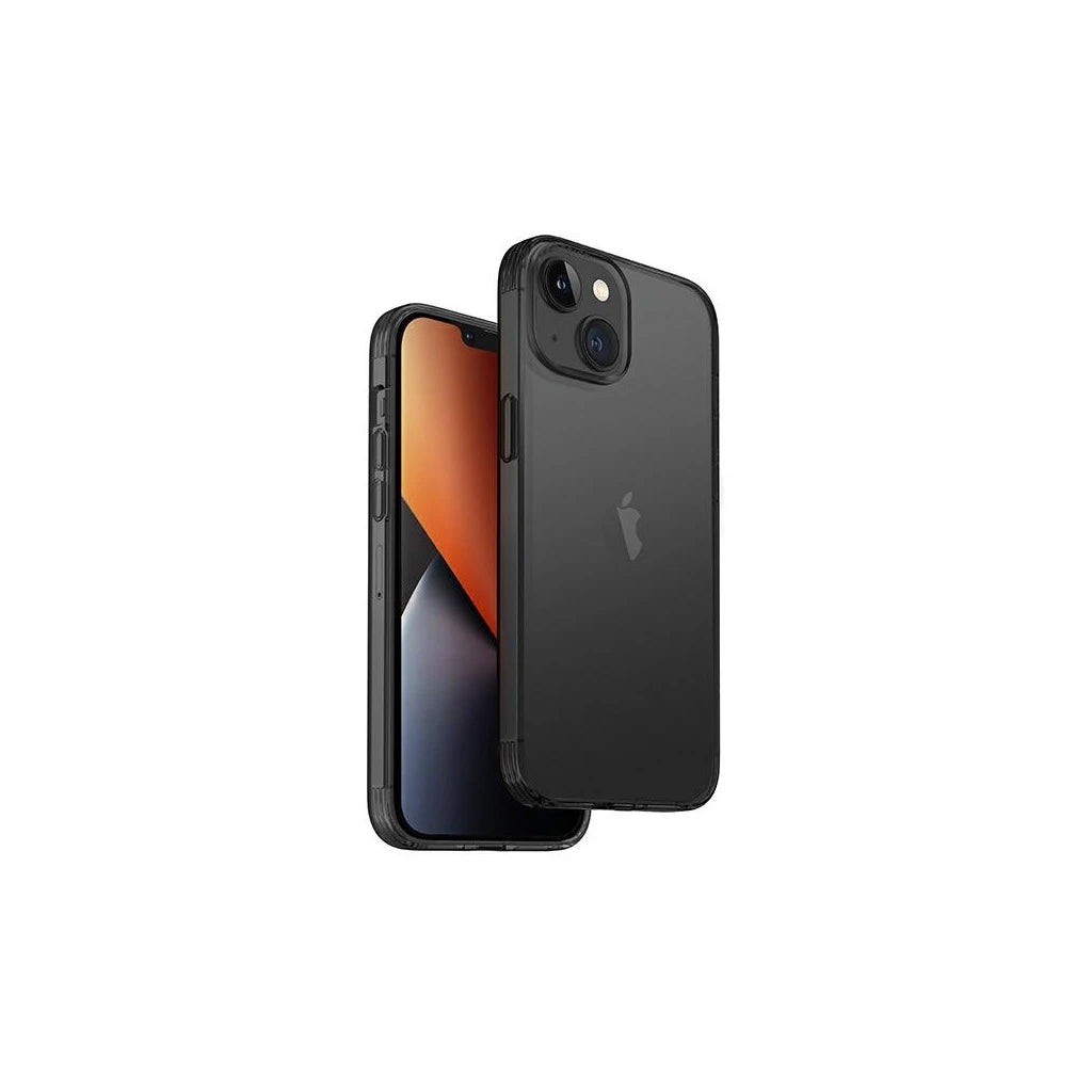 UNIQ Air Fender tok iPhone 14 Plus 6,7 készülékhez füstös szürke - iPhone 14 Plus/15Plus tok a Domshop kínálatából